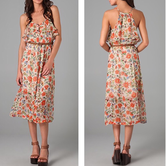 floral midi sundress